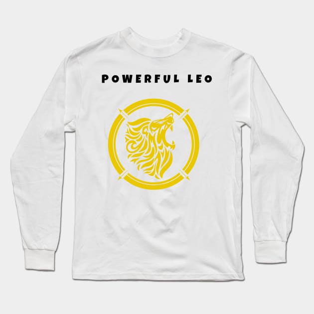 African Lion Long Sleeve T-Shirt by Senzsiafrica